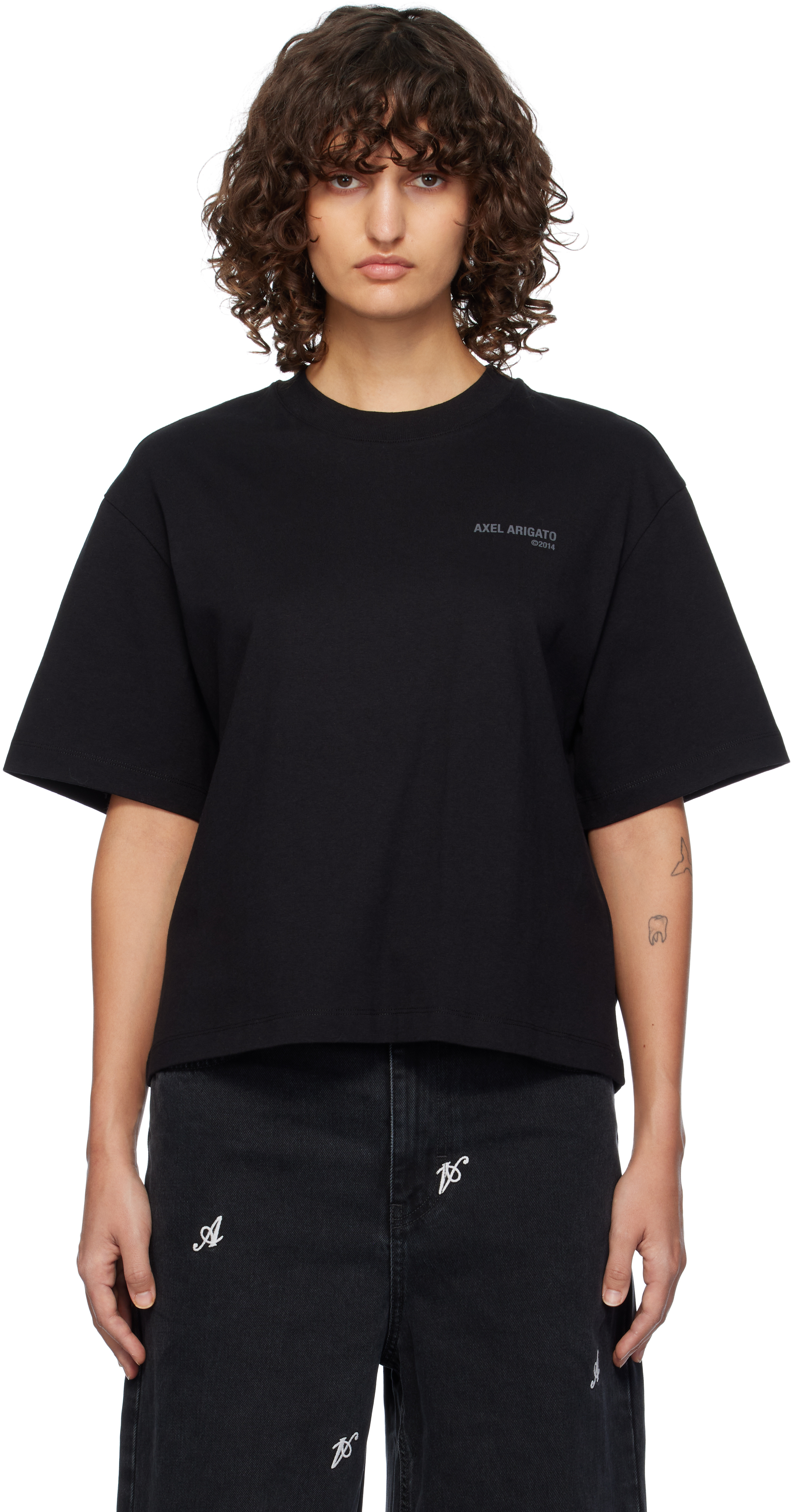 Black Float Oversized T-shirt