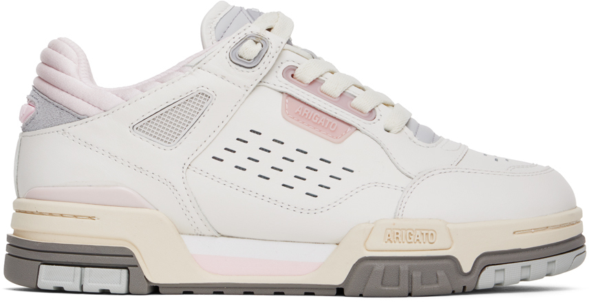 White & Pink Onyx Sneakers