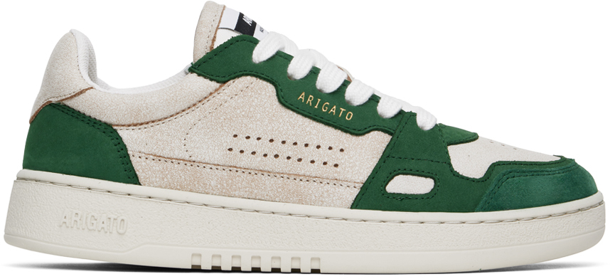 スニーカー Dice Lo Sneakers - Axel Arigato - Leather - Beige/Green Beige & Green Dice Lo Sneakers by Axel Arigato on Sale