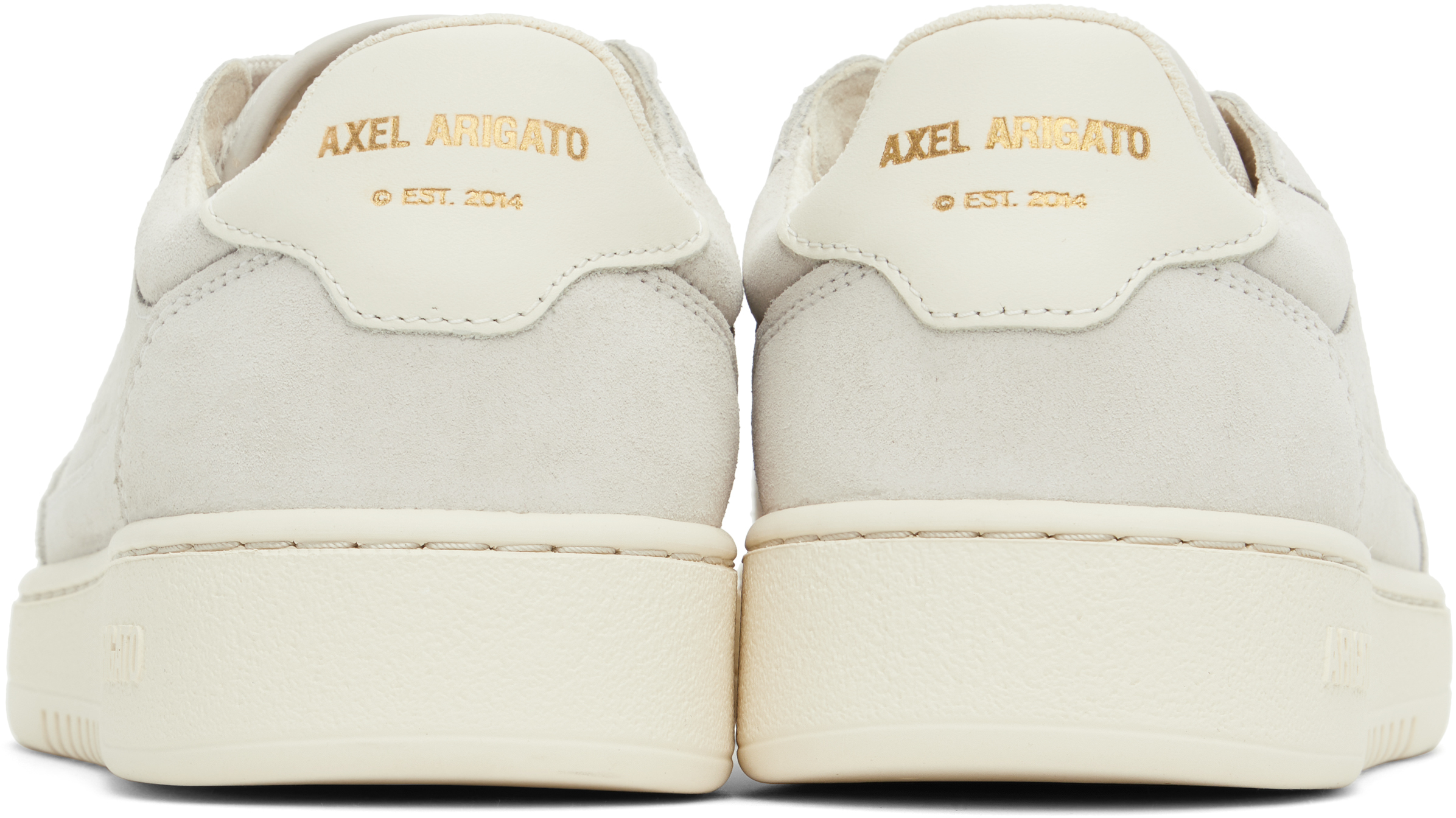 Axel Arigato Gray Dice Lo Sneakers In Off White/beige