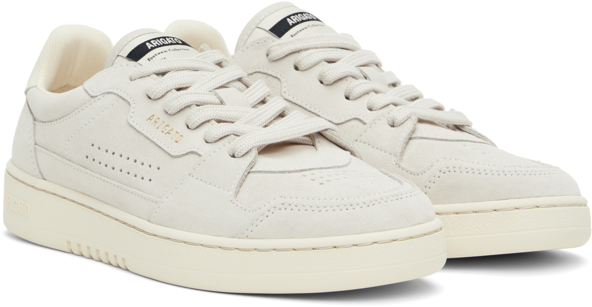 Axel Arigato Gray Dice Lo Sneakers In Off White/beige