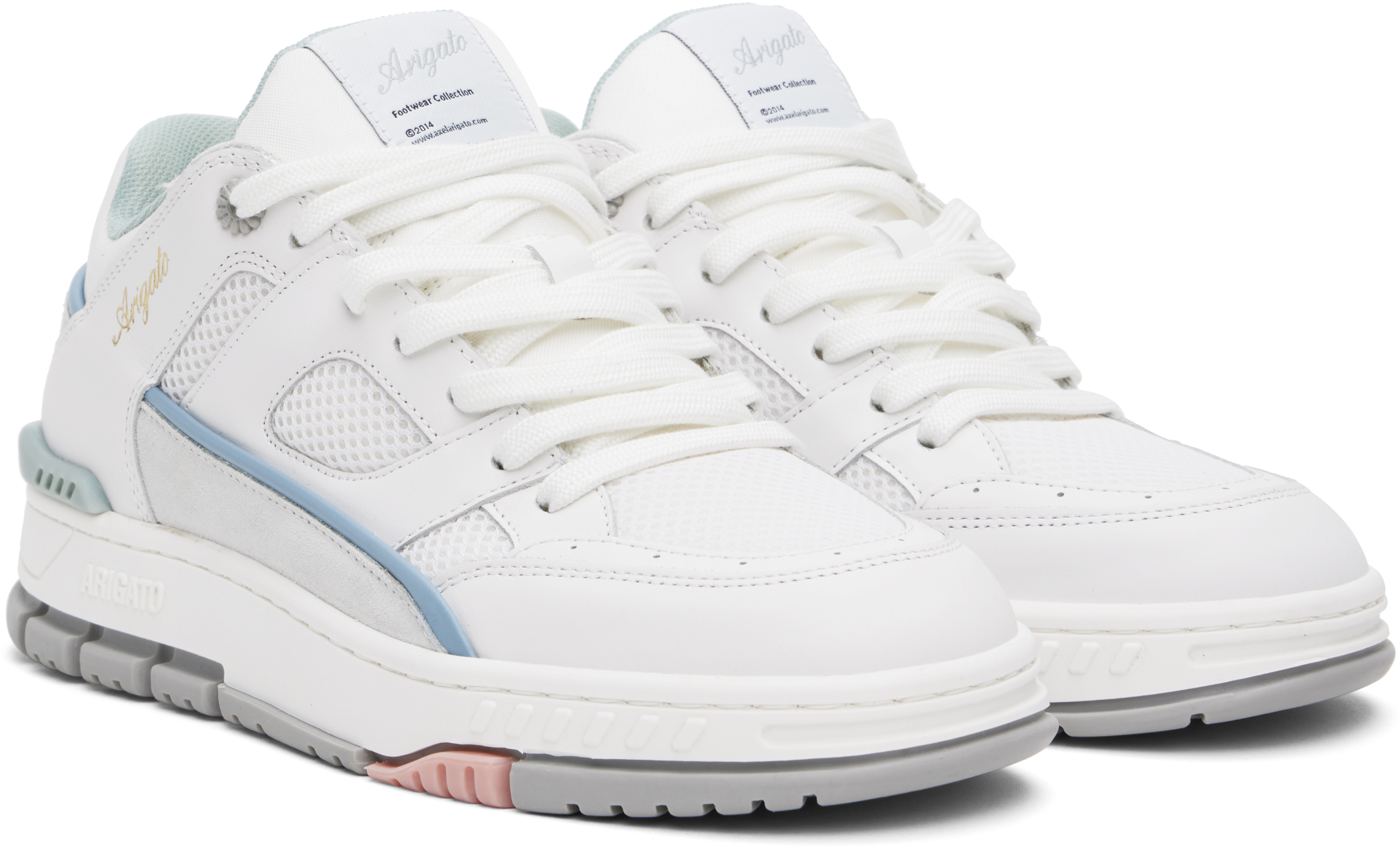 Axel Arigato 34mm Area Lo Sneakers In White/multi