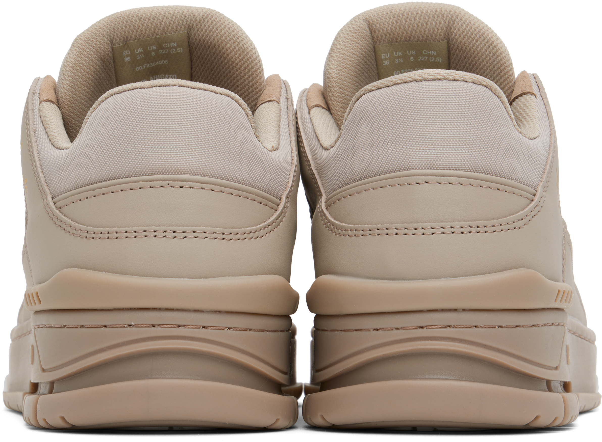 Shop Axel Arigato Taupe Area Lo Sneakers In Beige/beige
