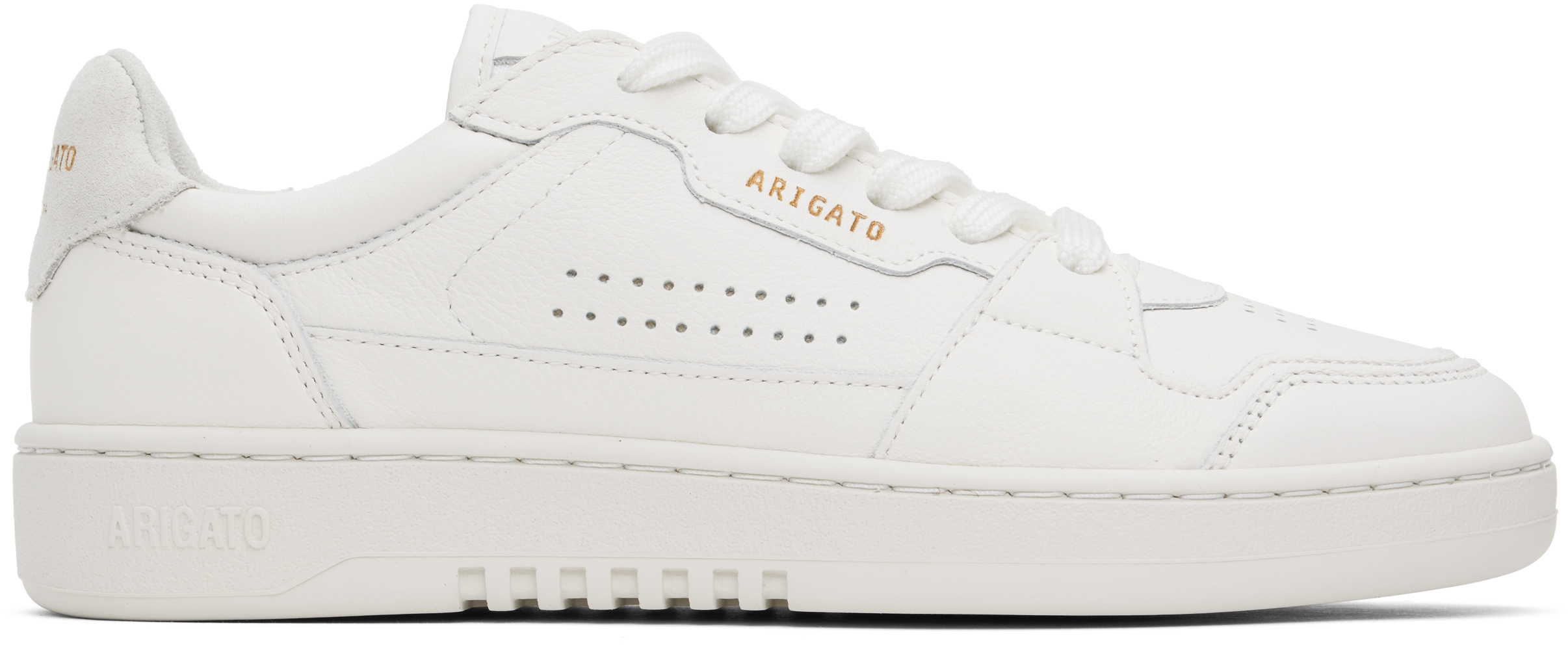 Shop Axel Arigato White Dice Lo Sneakers In Off White/white