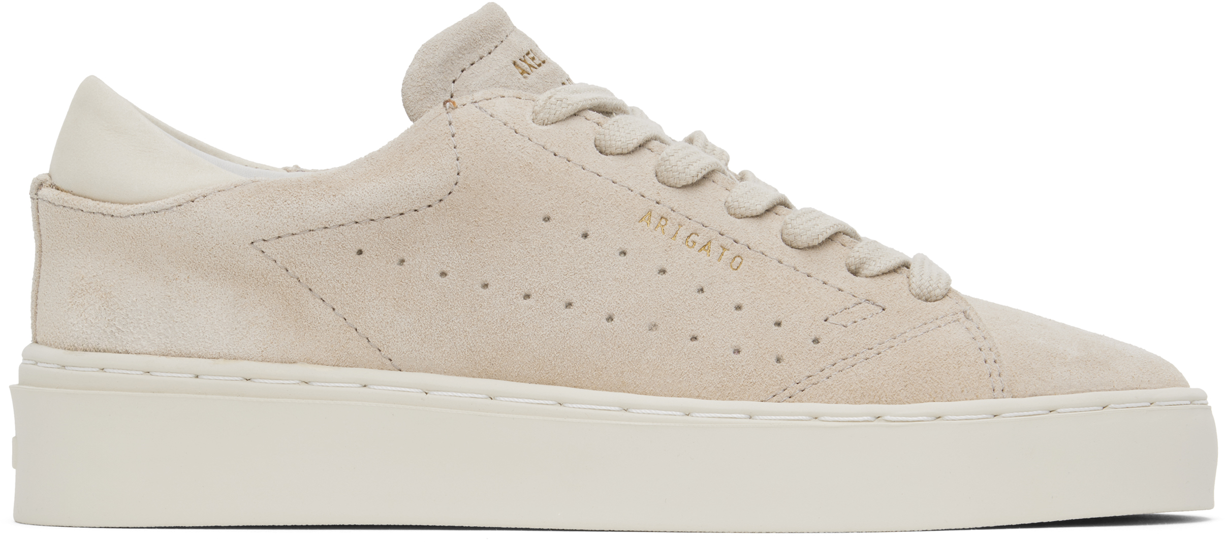 Taupe Court Suede Sneakers