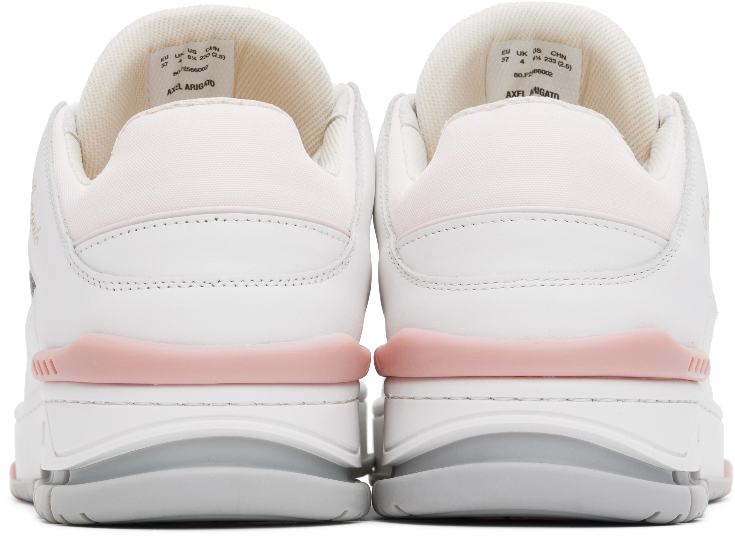 Shop Axel Arigato White & Pink Area Lo Sneakers In White/pink