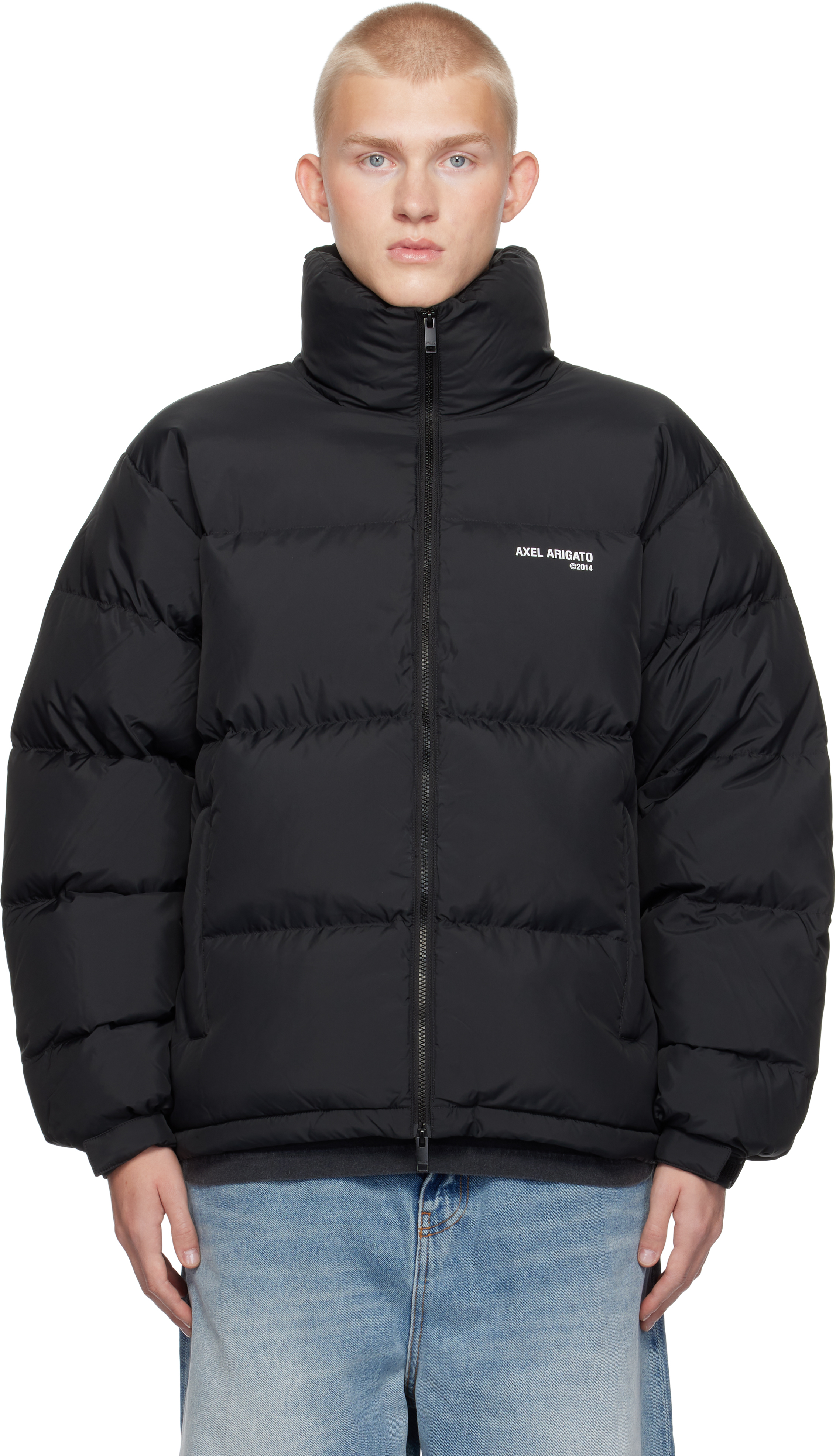 Black Observer Puffer Down Jacket