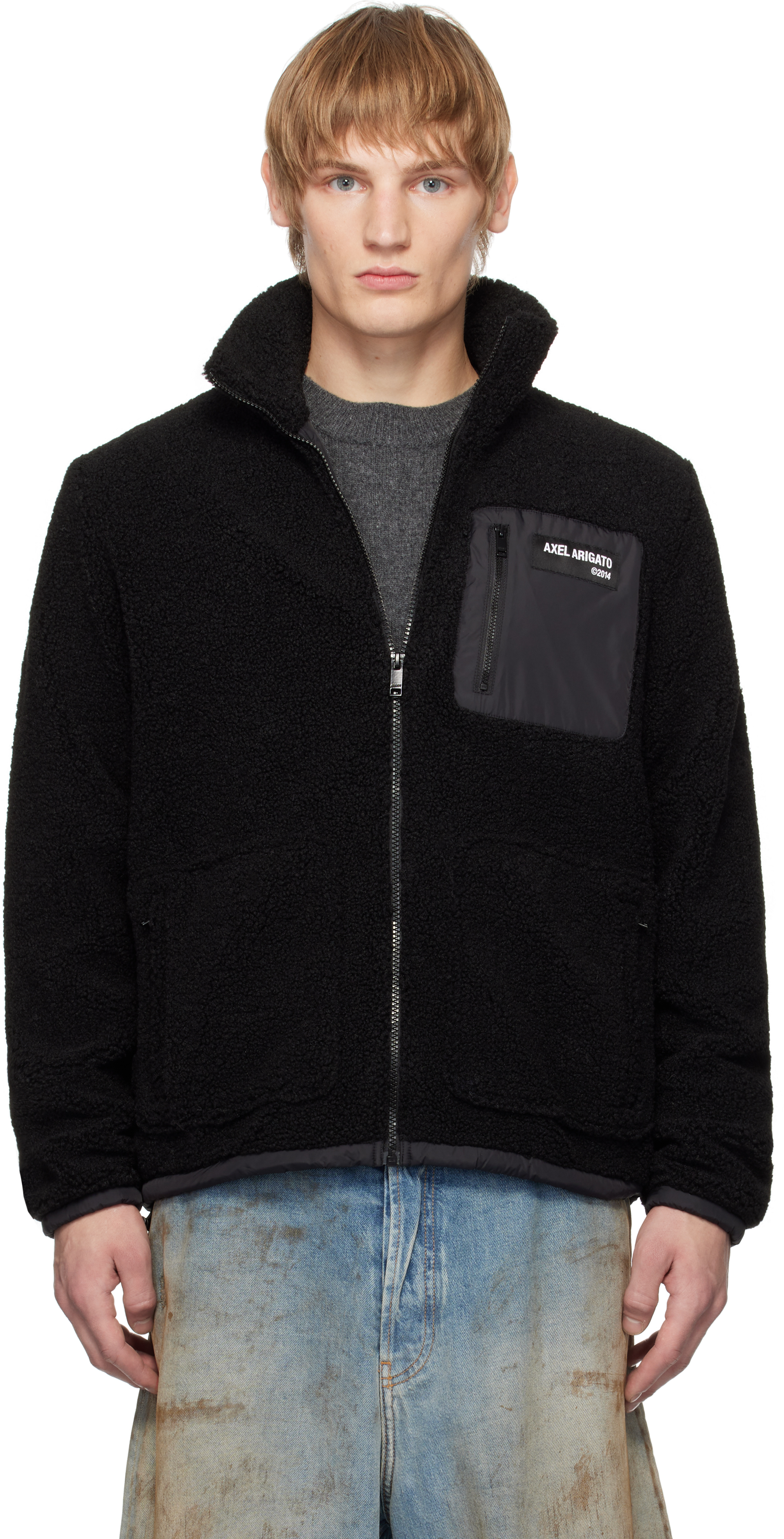 Black Billie Fleece Jacket