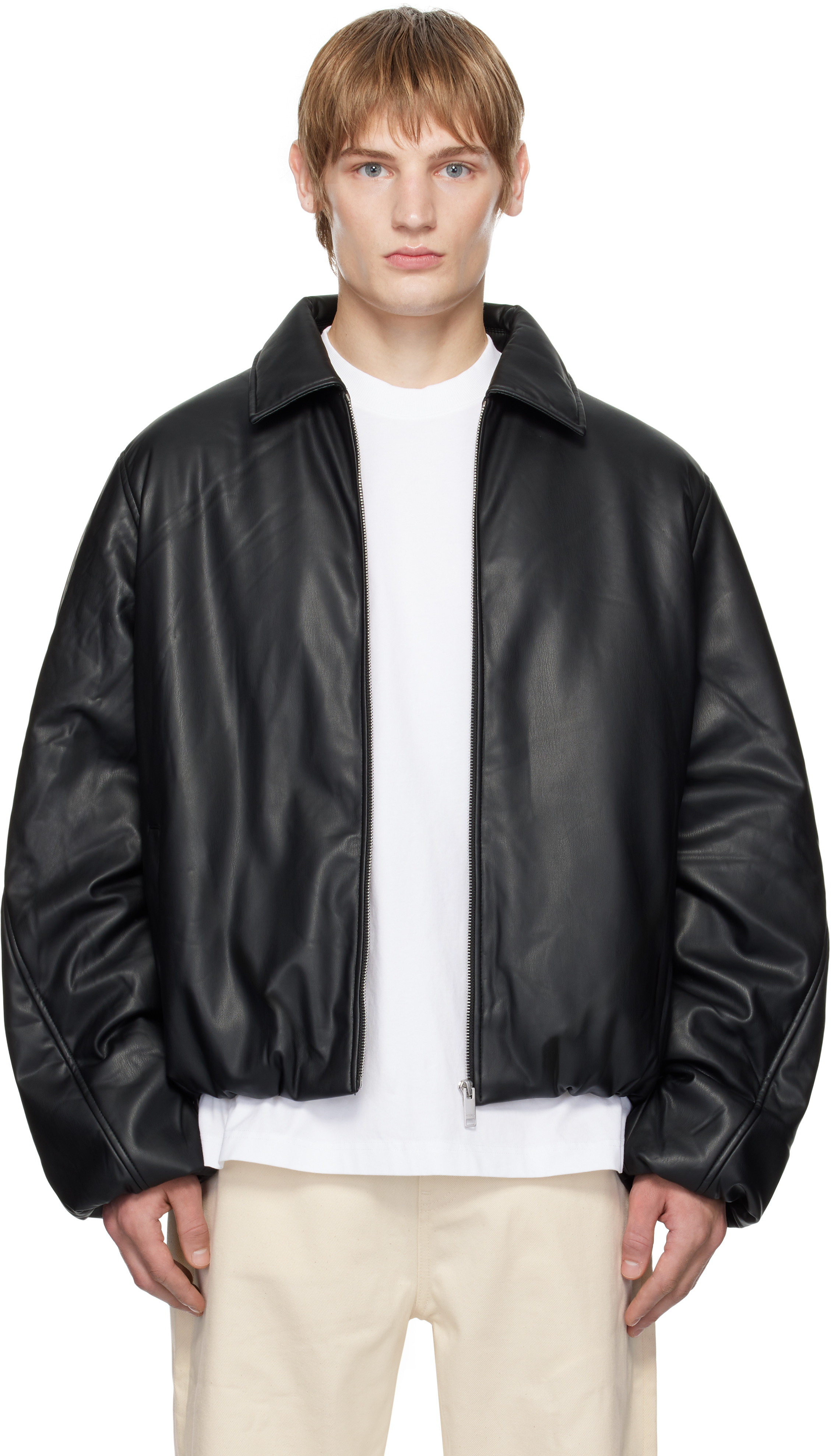 Black Link PU Jacket