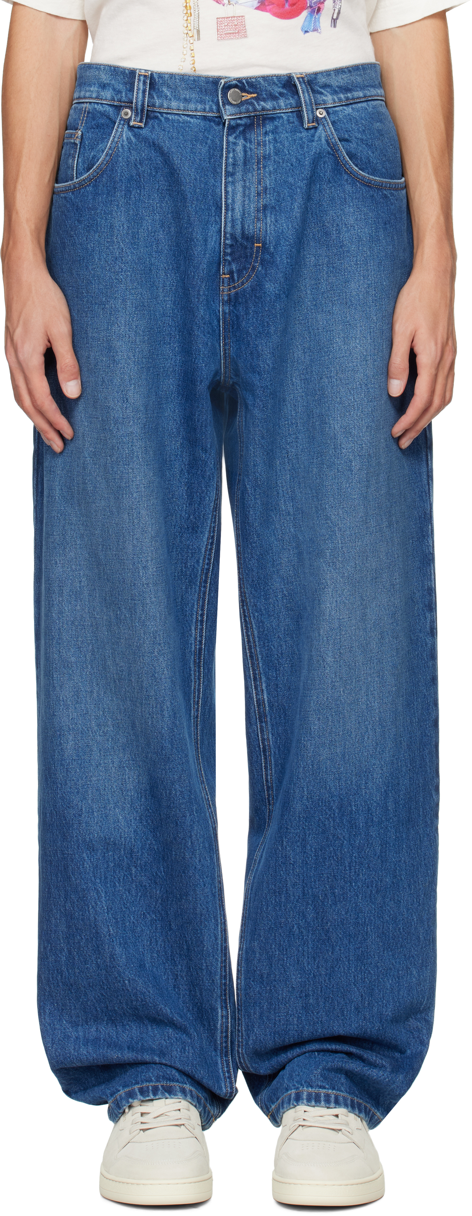 Blue Zine 'Arigato' Jeans by Axel Arigato on Sale