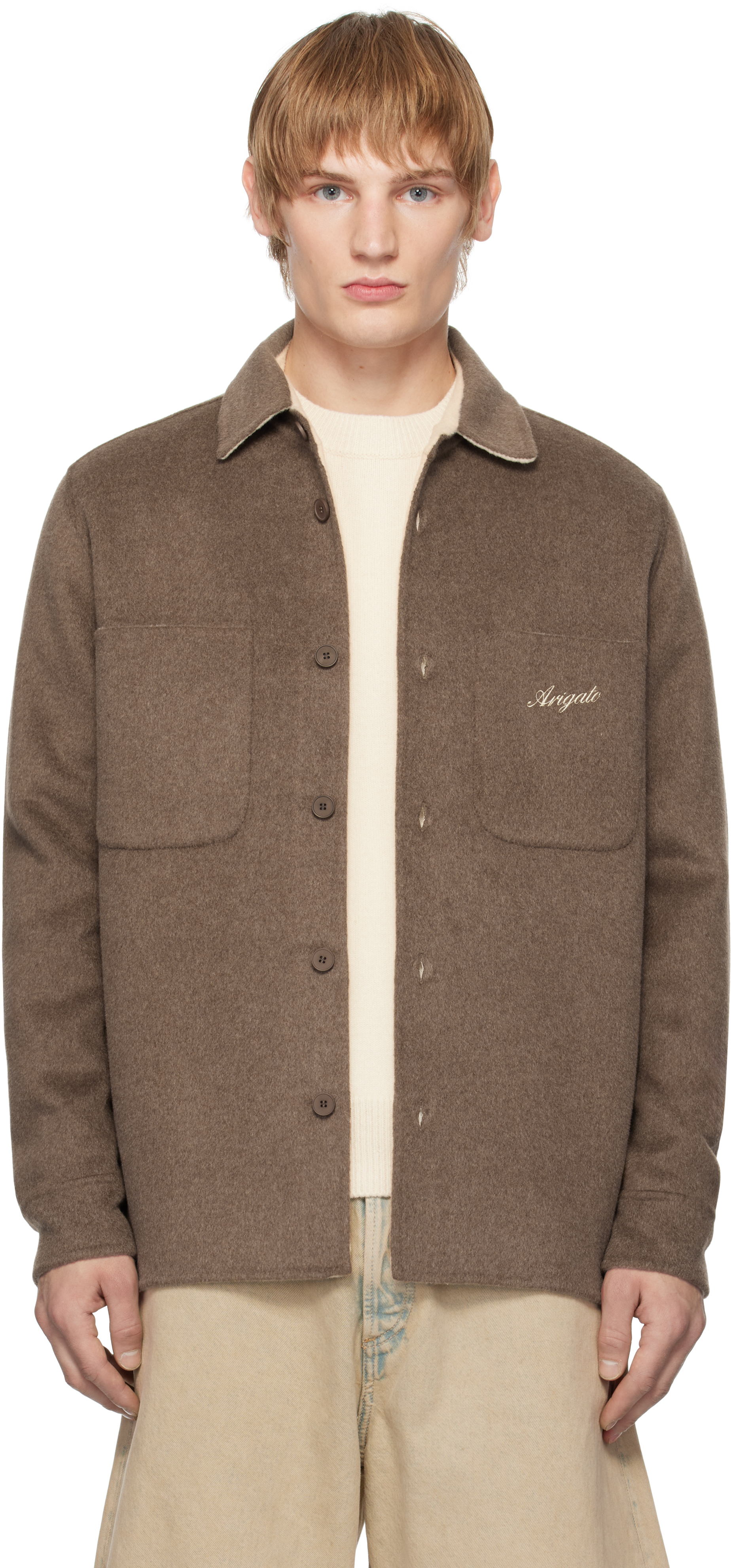 Brown Index Overshirt