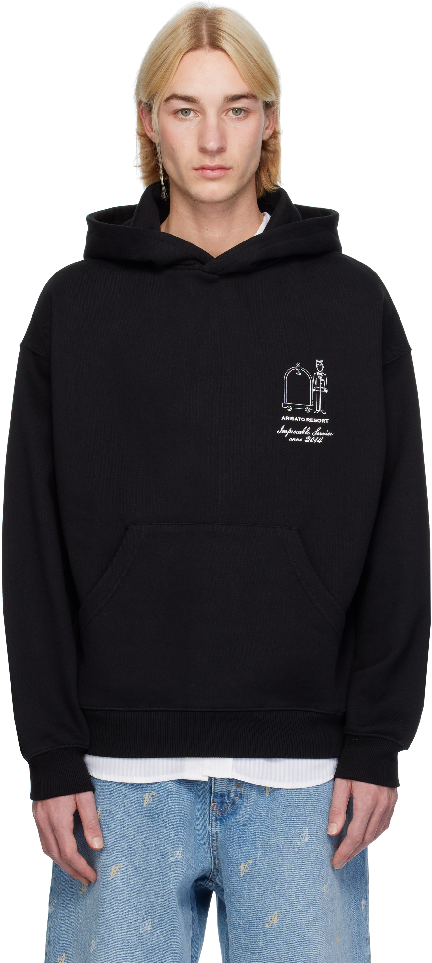 【関税込み】Axel Arigato ブラック Resort フーディ Axel Arigato Resort Hoodie | Black | FARFETCH