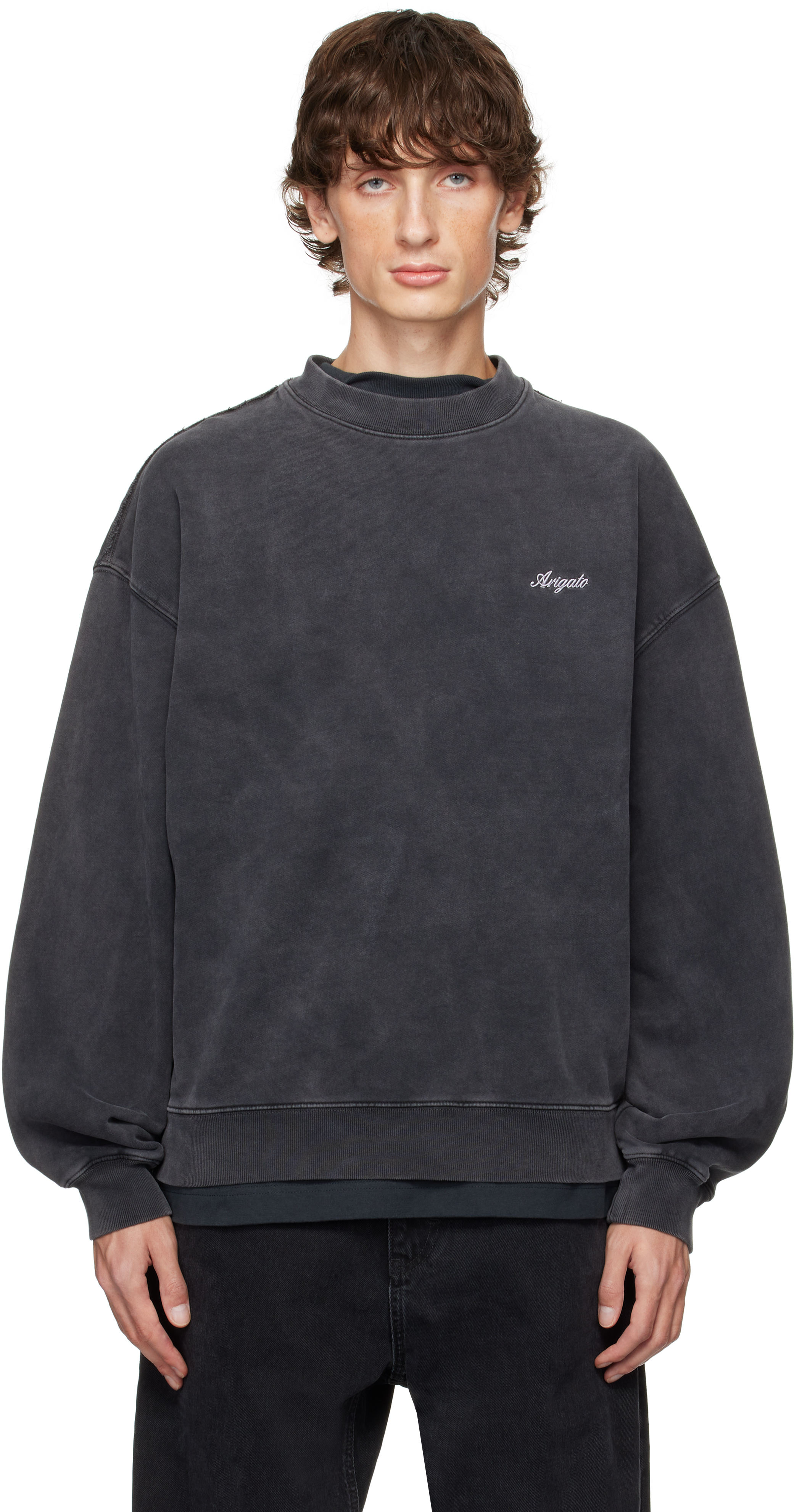 Black Honor Washed Sweatshirt