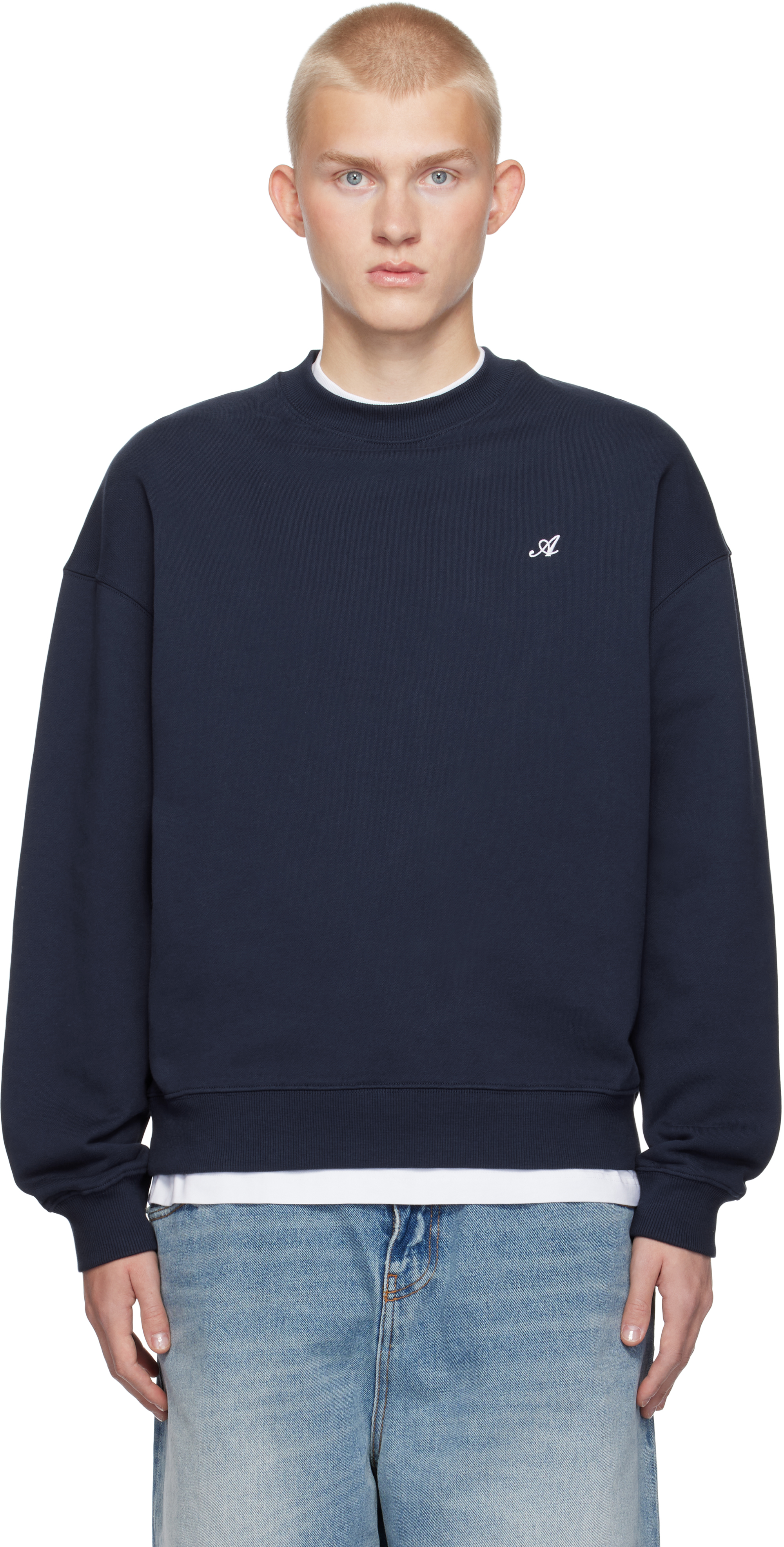 Axel Arigato Navy Signature Sweatshirt