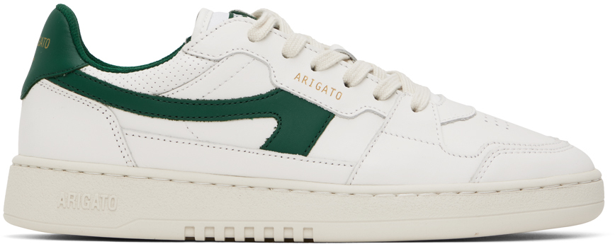Axel Arigato White & Green Dice-a Trainers In White /green
