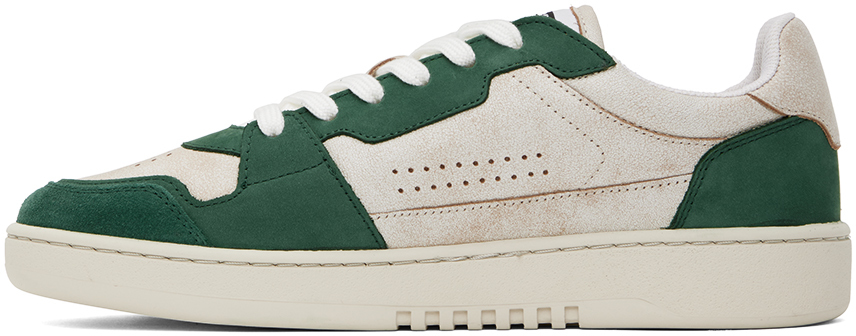 Off-White & Green Dice Lo Sneakers - Thumbnail 3