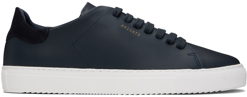 【関税込み】Axel Arigato ネイビー Clean 90 スニーカー Axel Arigato: Navy Clean 90 Sneakers | SSENSE