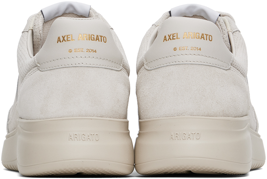 Shop Axel Arigato Beige Genesis Vintage Runner Sneakers In Beige/beige