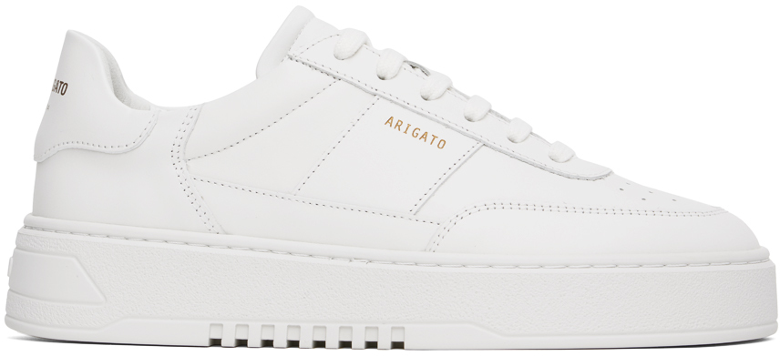 ★Axel Arigato★ ベージュ＆ブルー Orbit Vintage スニーカー White & Blue Orbit Vintage Sneakers by Axel Arigato on Sale