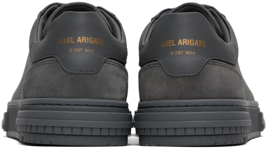 Axel Arigato Men's Atlas Leather And Suede Low-top Sneakers In Dark Grey
