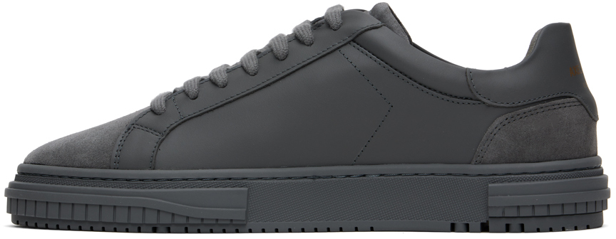 Axel Arigato Men's Atlas Leather And Suede Low-top Sneakers In Dark Grey