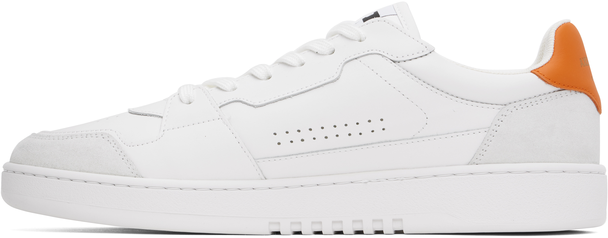 Axel Arigato Dice Sneakers In White/orange