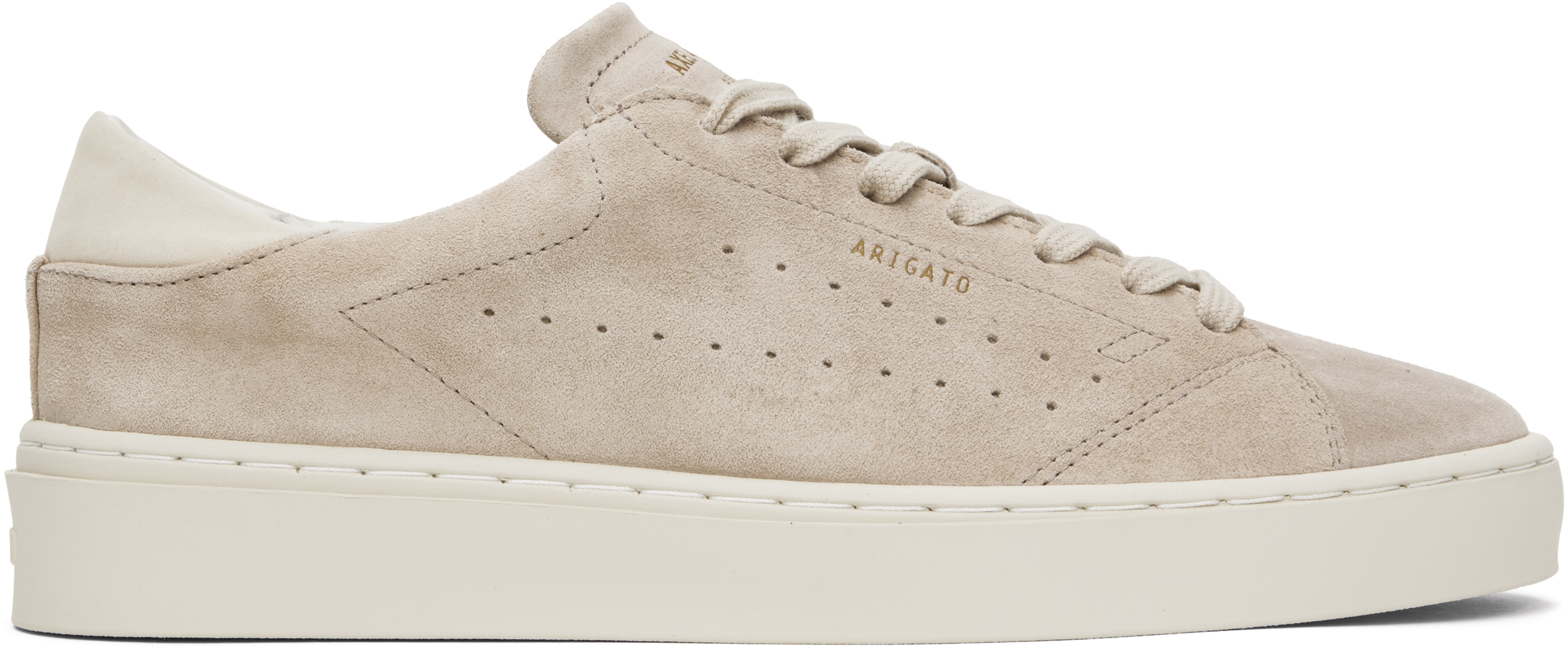 Taupe Court Suede Sneakers