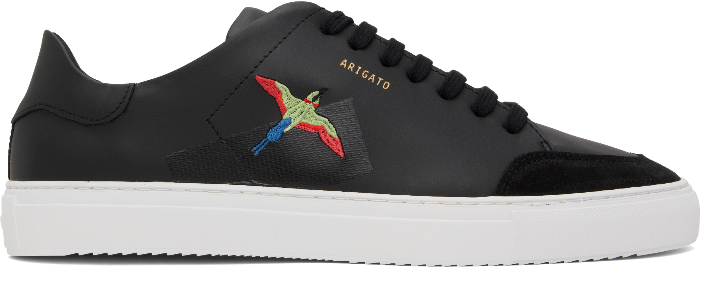 Axel Arigato Clean 180 Bee Bird Sneakers In Black/white