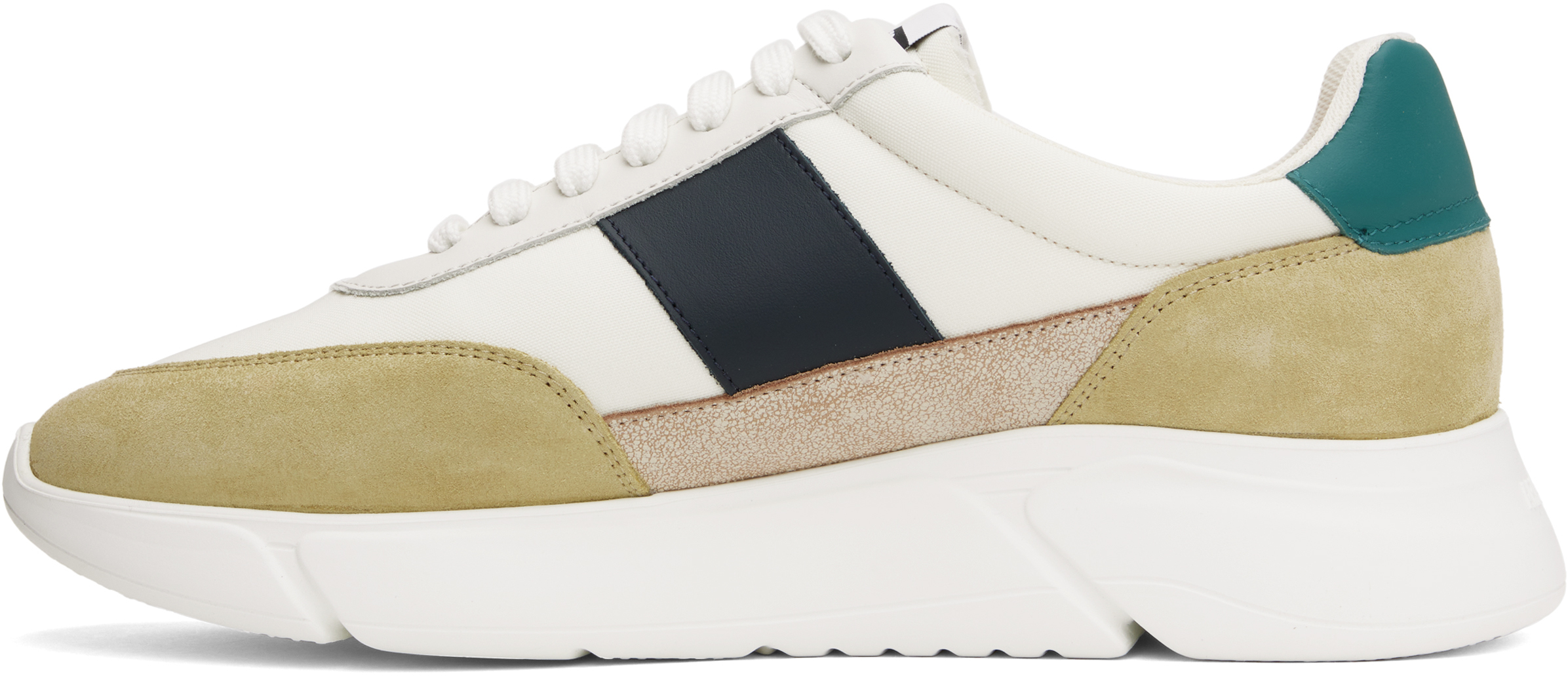 Axel Arigato Genesis Vintage Panelled Sneakers In Grey/multi