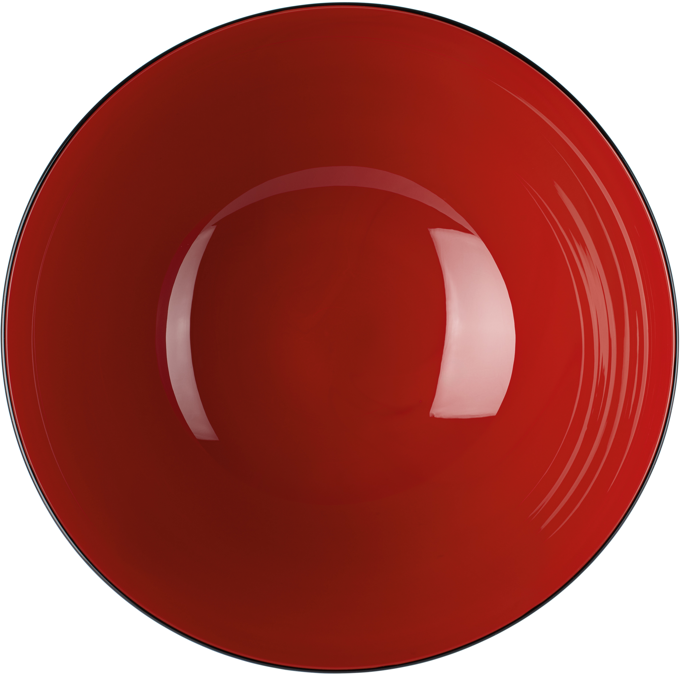 Charlie Larouche-potvin Ssense Exclusive Navy & Red Footed Bowl In Blue/coral