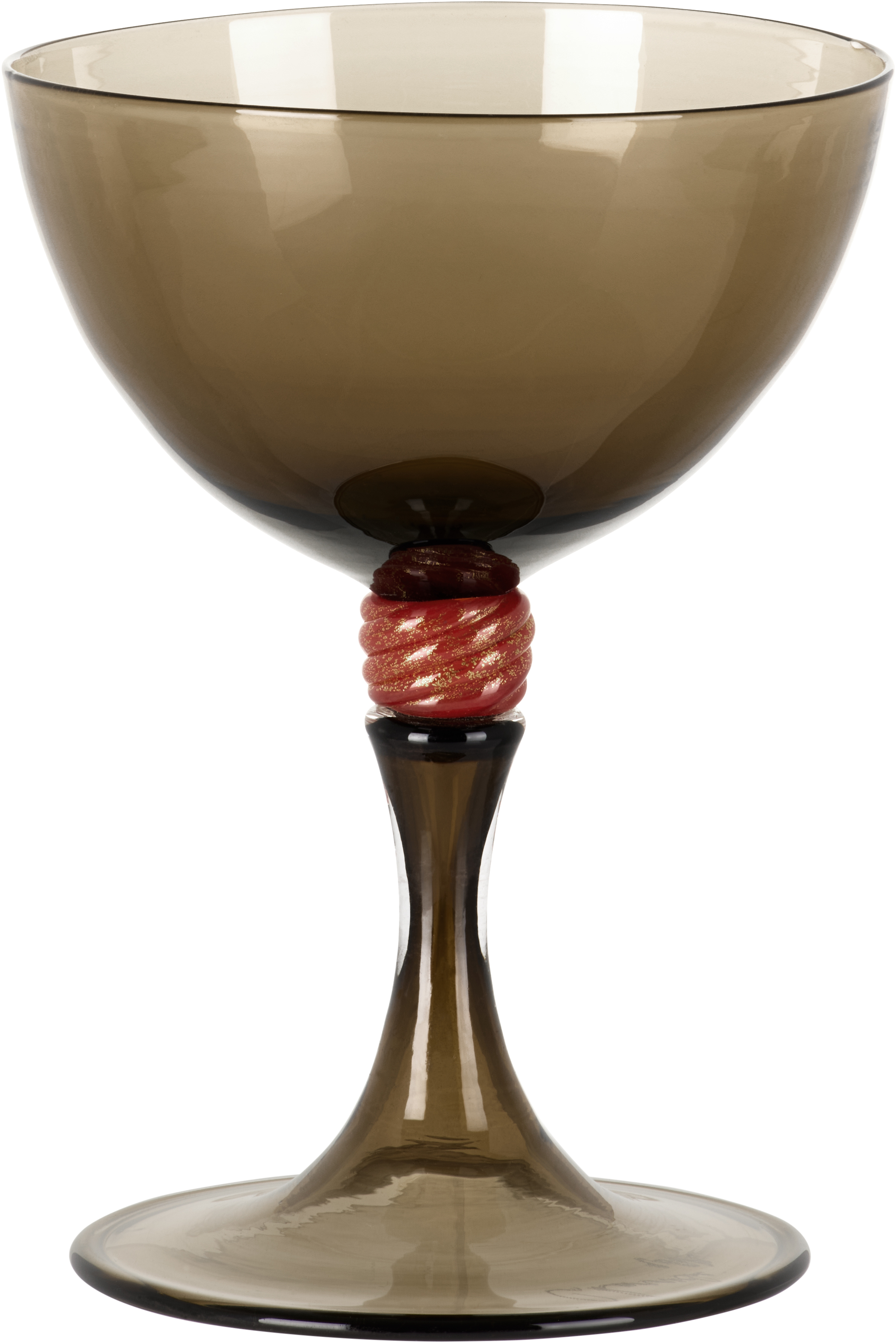 Charlie Larouche-potvin Brown Earth Tone Small Goblet In Smokey Brown