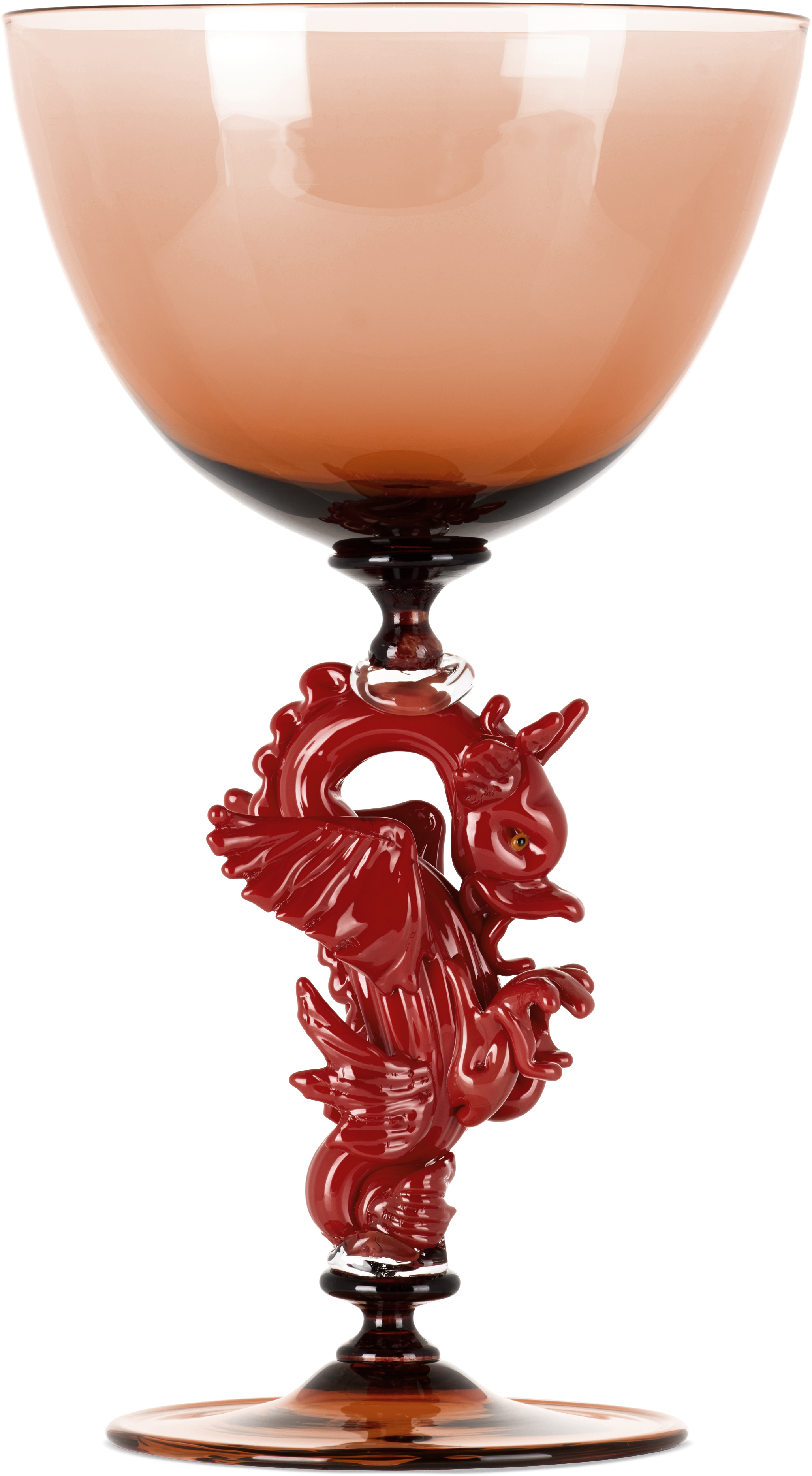 Charlie Larouche-potvin Ssense Exclusive Orange Dragon Wine Coupe In Orange