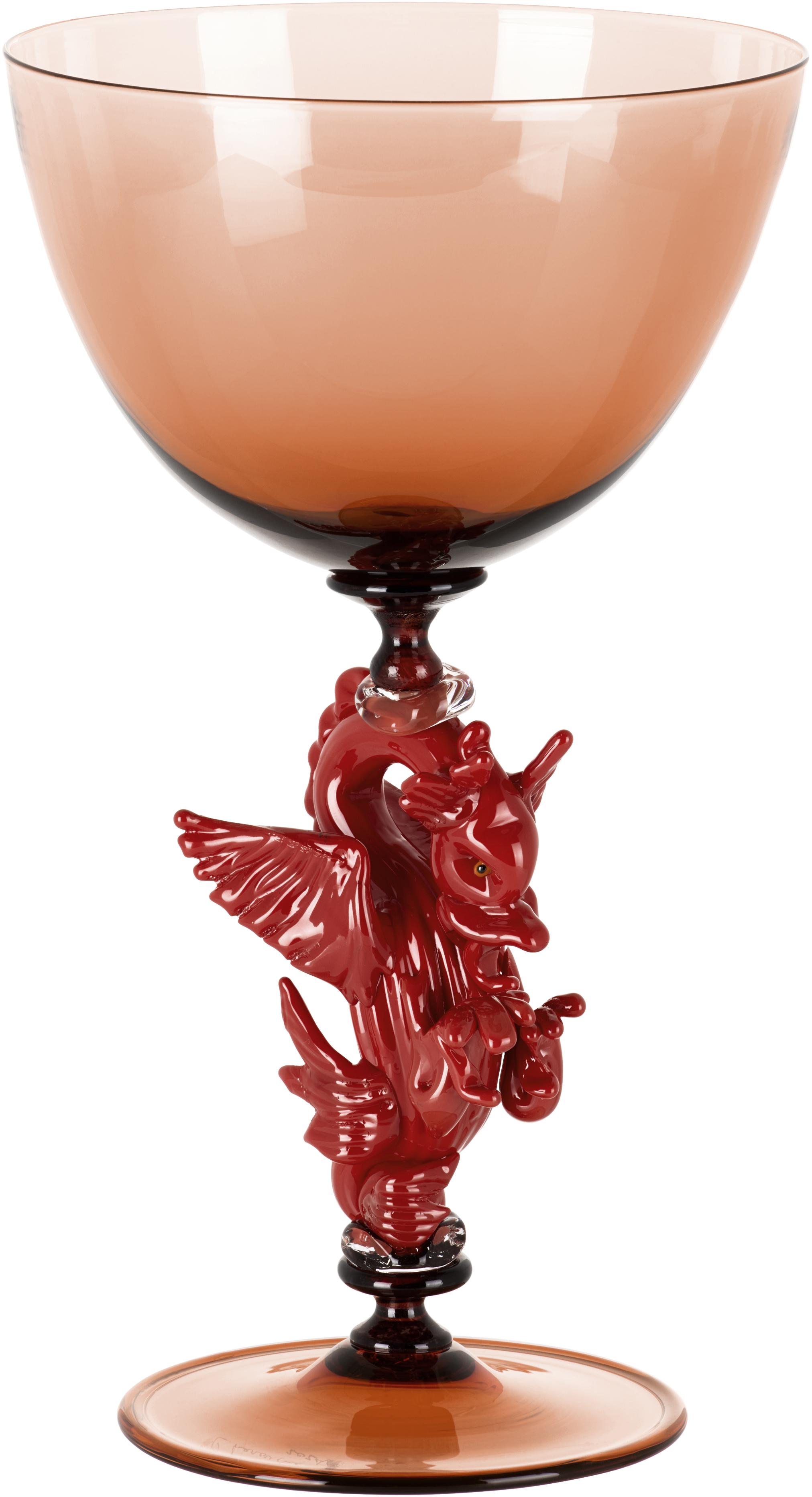 Charlie Larouche-potvin Ssense Exclusive Orange Dragon Wine Coupe In Orange