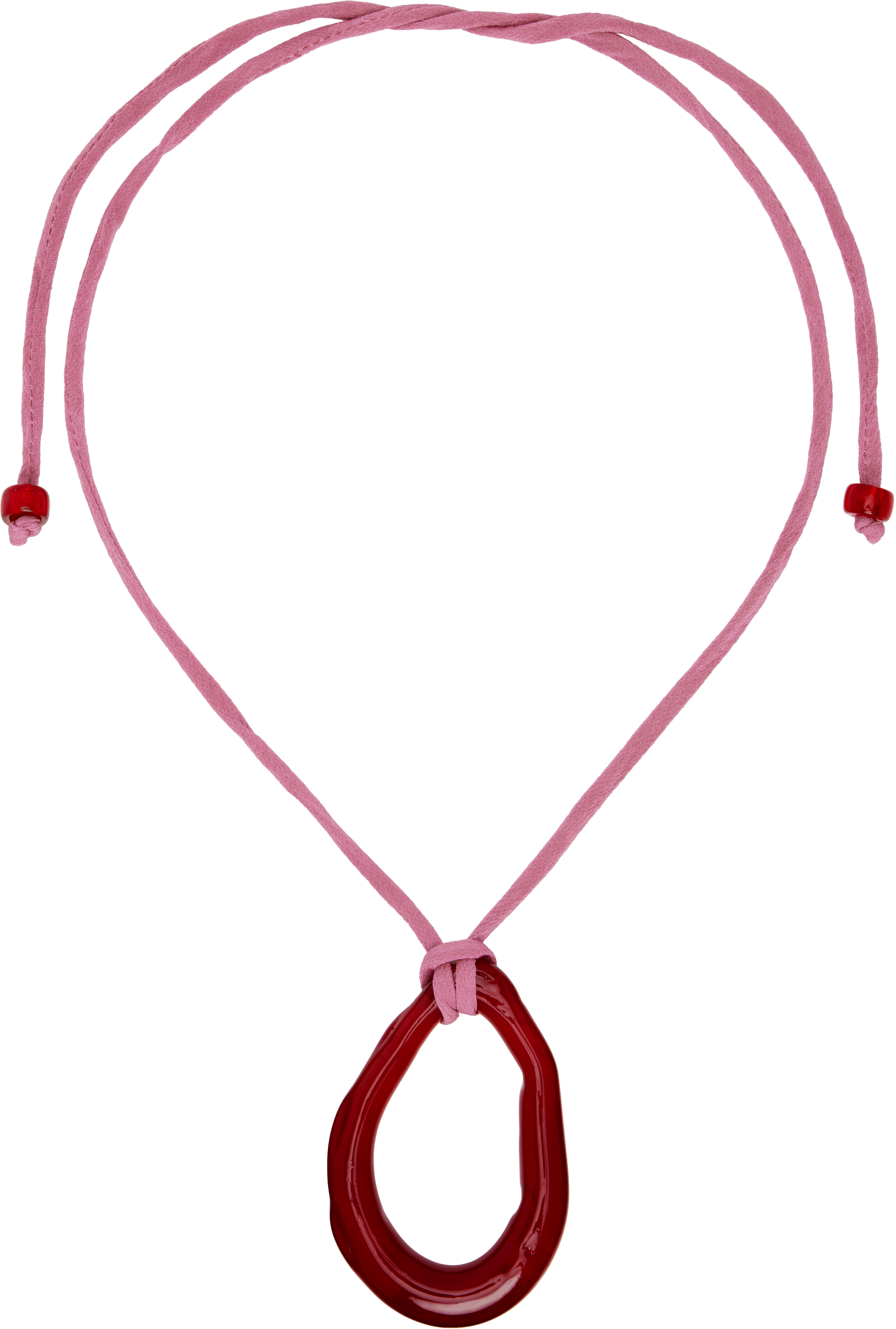 Ayllón Pink Oasi Necklace In Sangria