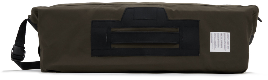 Brown 3L Microgrid Duffle Bag