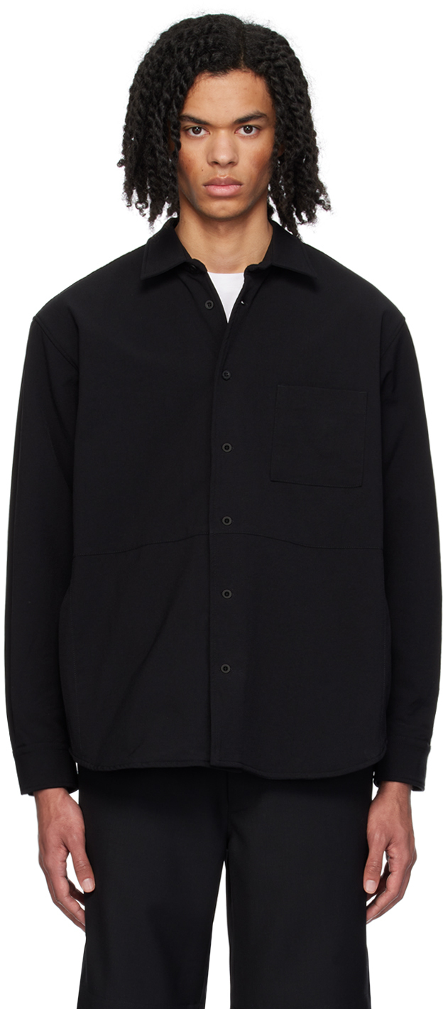 Gr10k Black Thin Padded Shirt