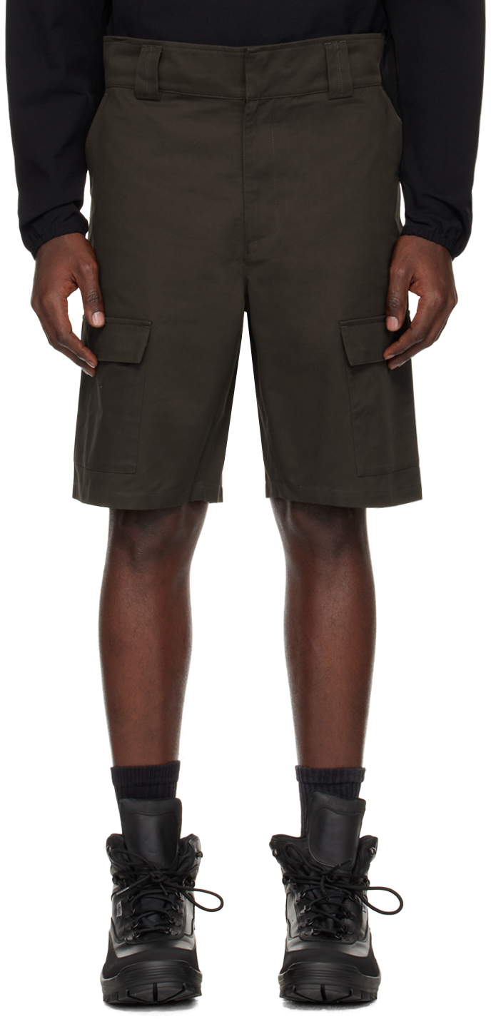 Brown Operator Shorts