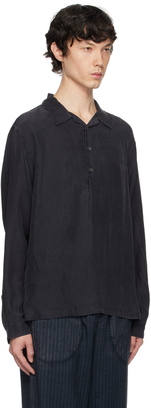 BARENA VENEZIA BLACK GENGA TENTOR SHIRT