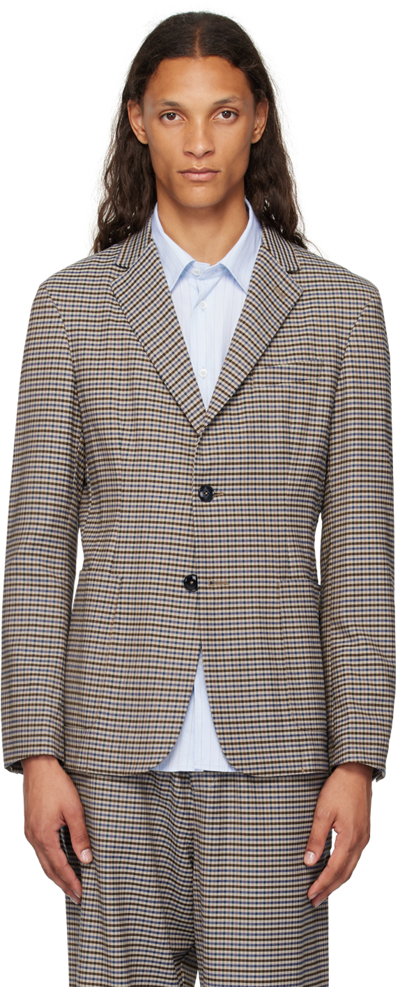 Shop Barena Venezia Beige Borgo Blazer In Unico Uni