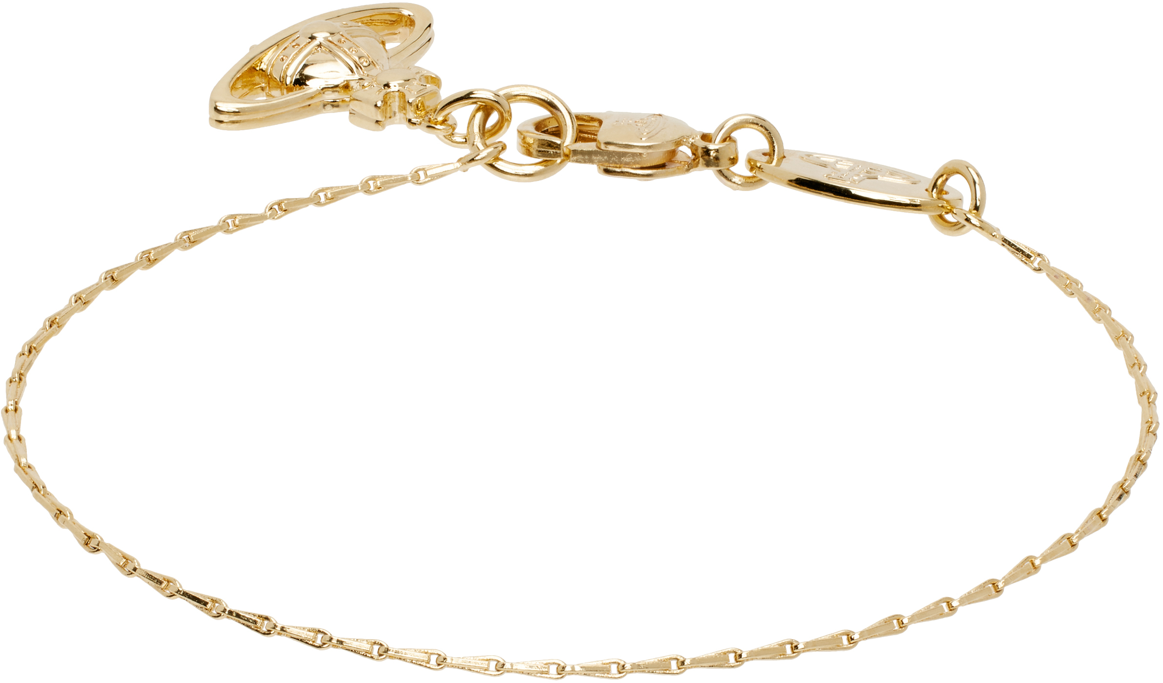 Shop Vivienne Westwood Gold Suzie Bracelet In R001 Gold