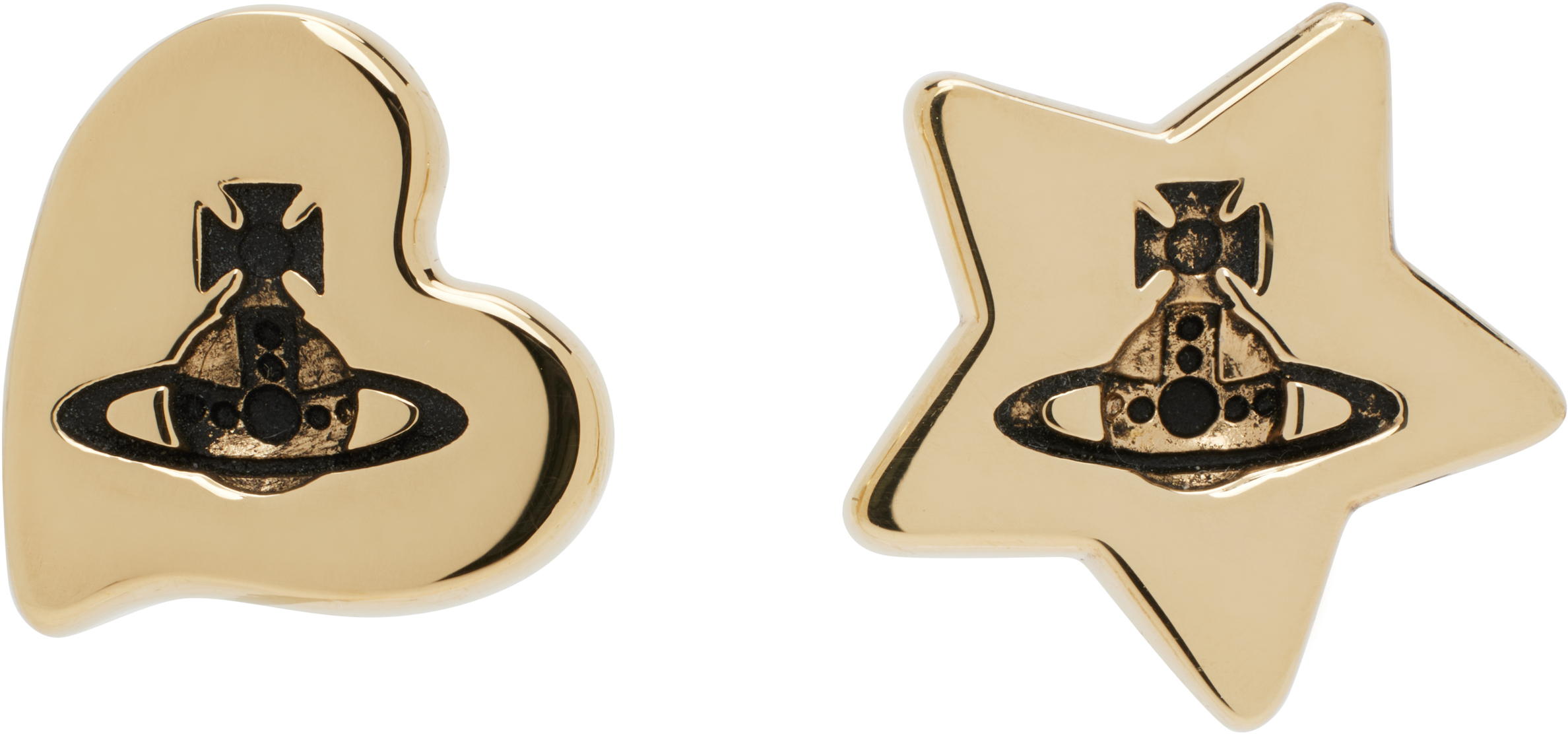 Shop Vivienne Westwood Gold Priscilla Earrings In R221 Gold