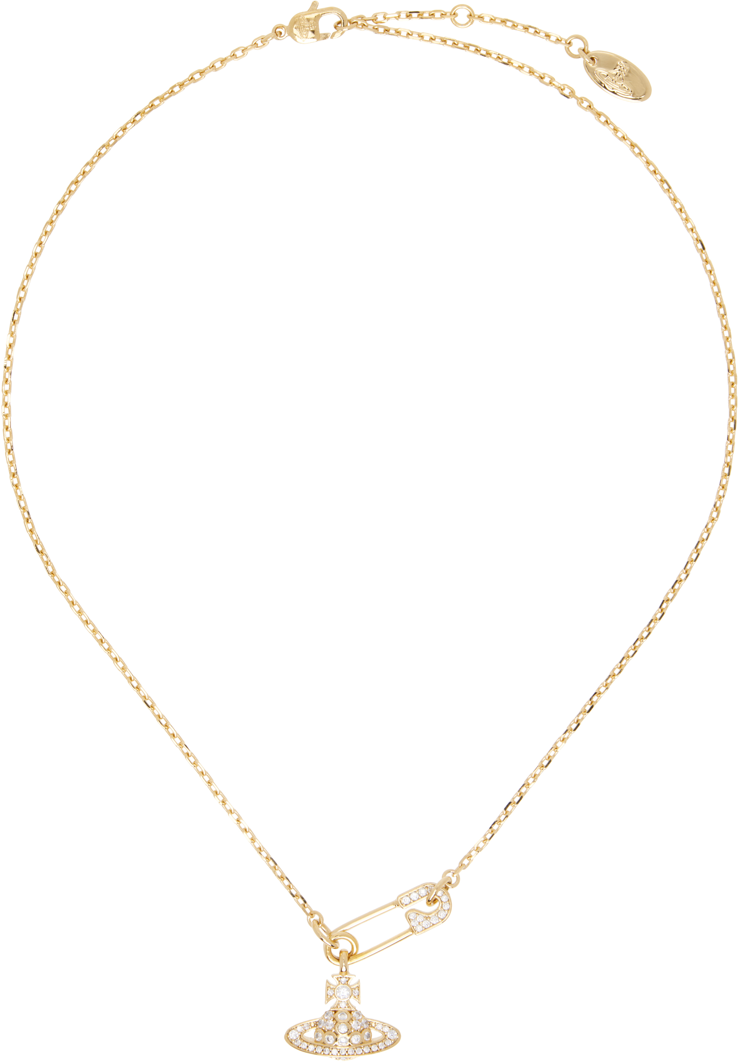 Gold Lucrece Pendant Necklace