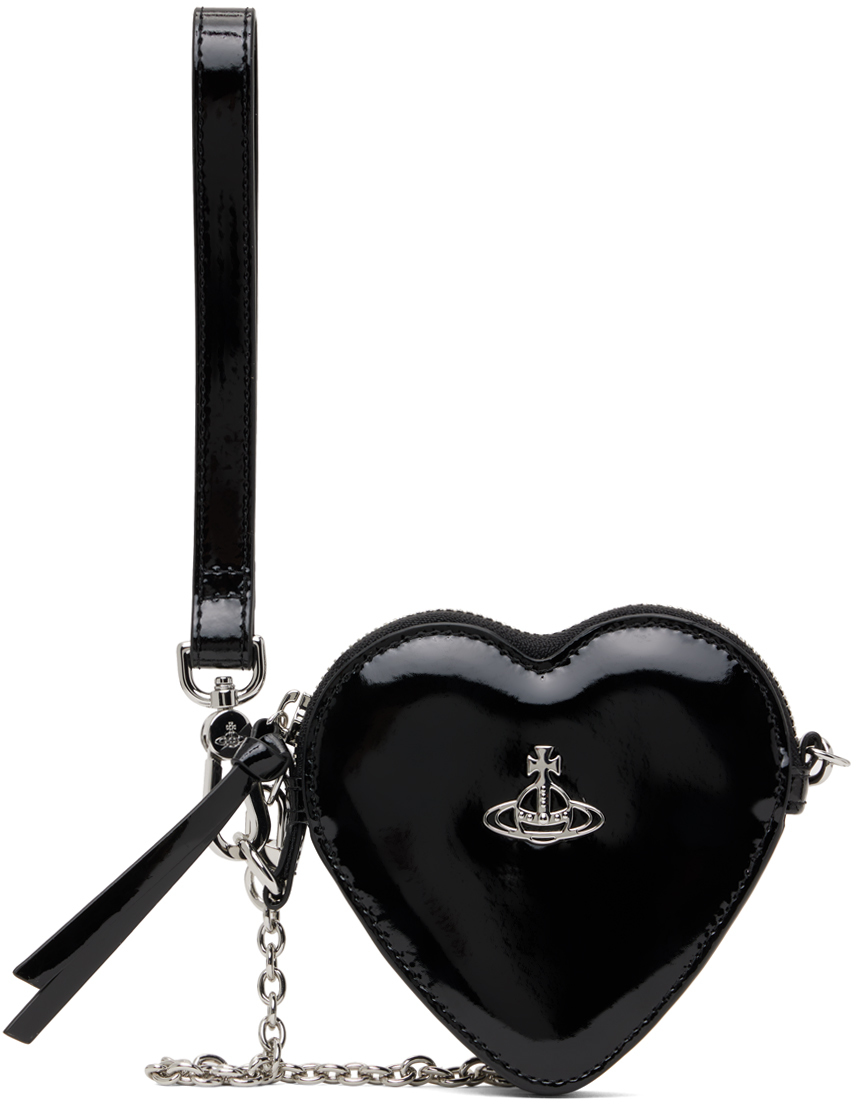 *人気* Vivienne Westwood ブラックハートリスレットポーチ Vivienne Westwoodのブラック ハート リスレット ポーチがセール中