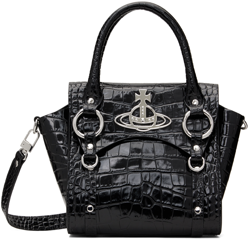 Shop Vivienne Westwood ブラック スモール Betty バッグ In N401 Black