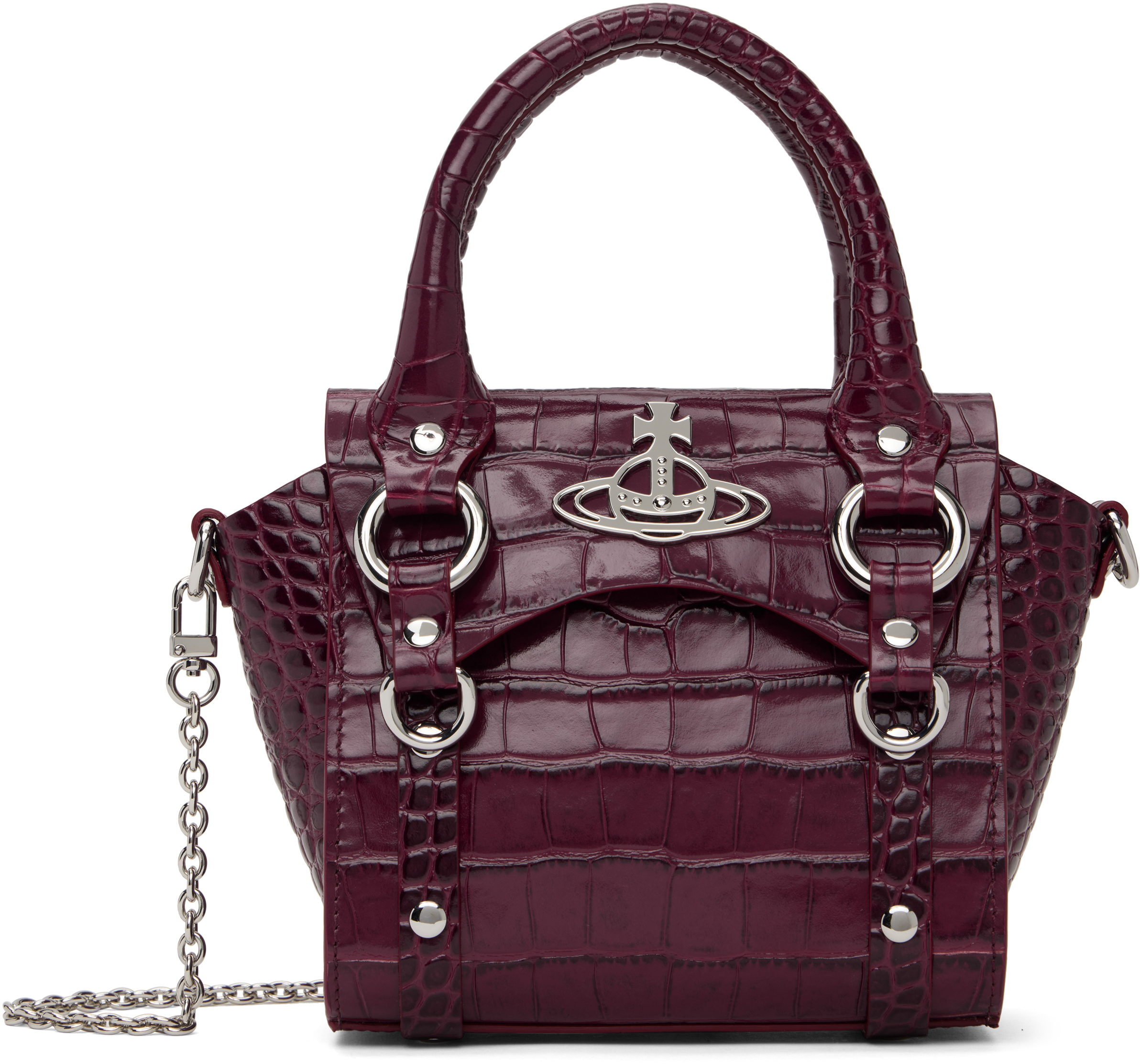 Shop Vivienne Westwood Purple Mini Betty Bag In J403 Purple