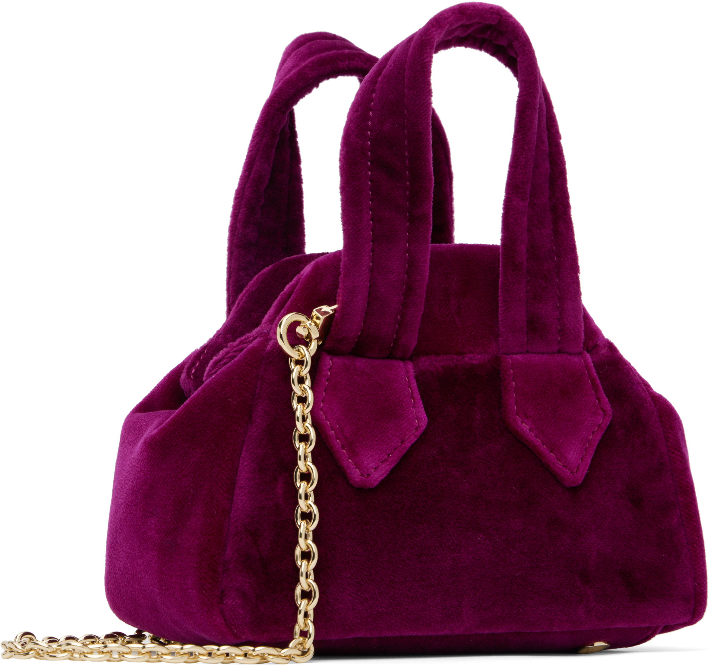 Vivienne Westwood Purple Archive Mini Yasmine Bag In J408 Purple