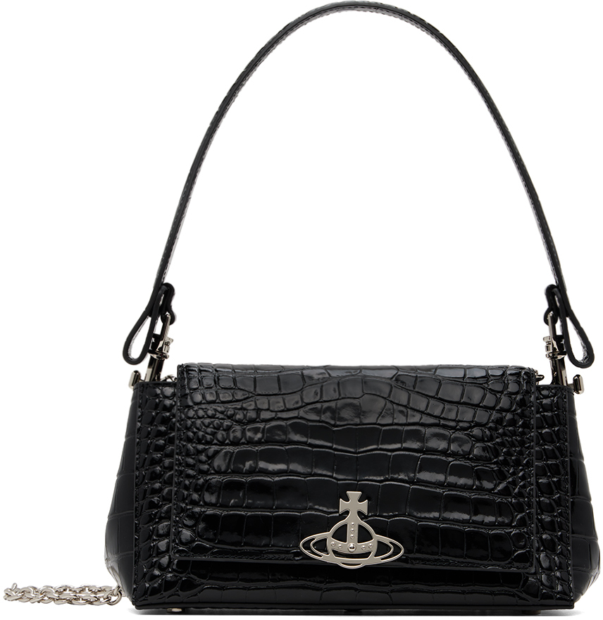 Black Hazel Medium Handbag