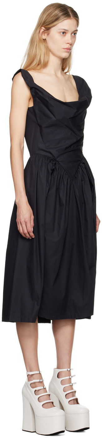 VIVIENNE WESTWOOD BLACK SUNDAY MIDI DRESS
