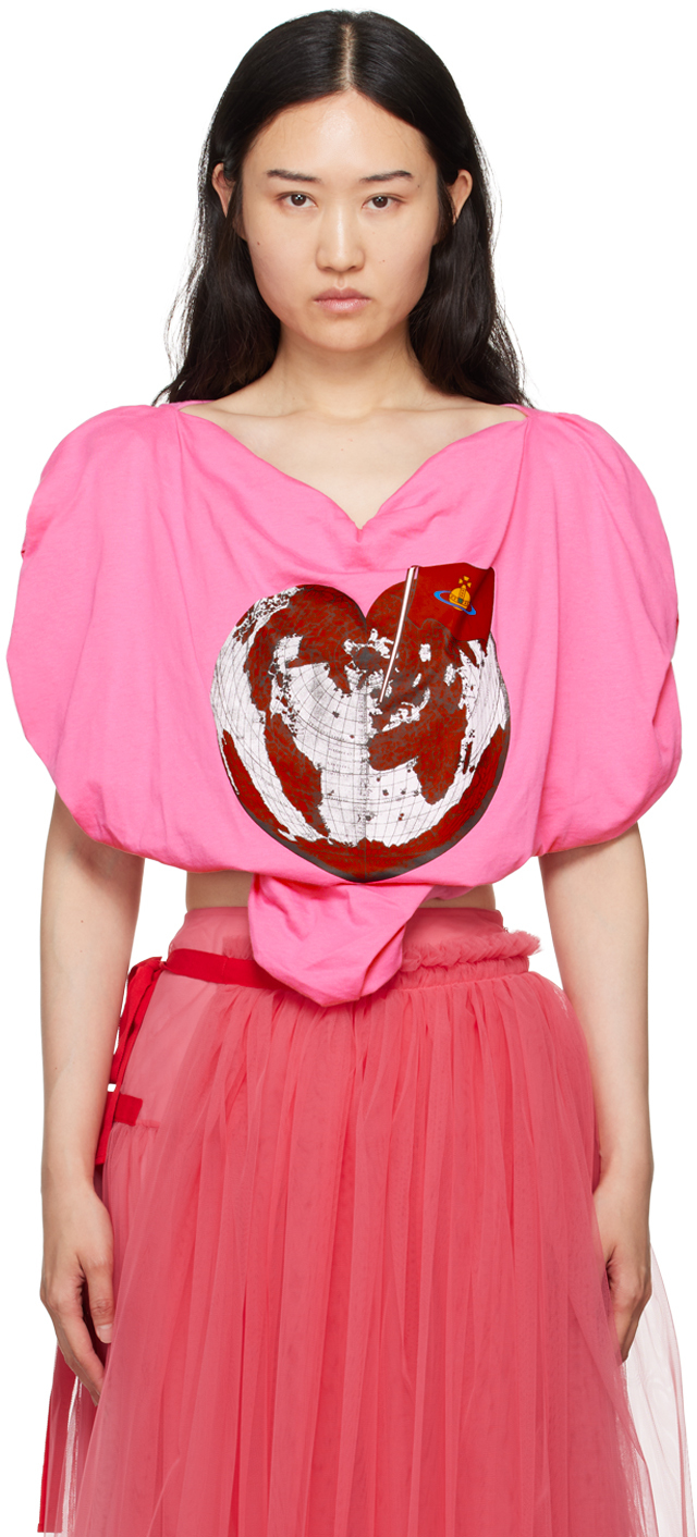 Pink Heart World Heart Blouse