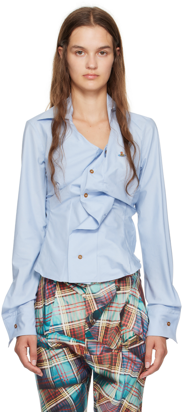 Blue Drunken Shirt
